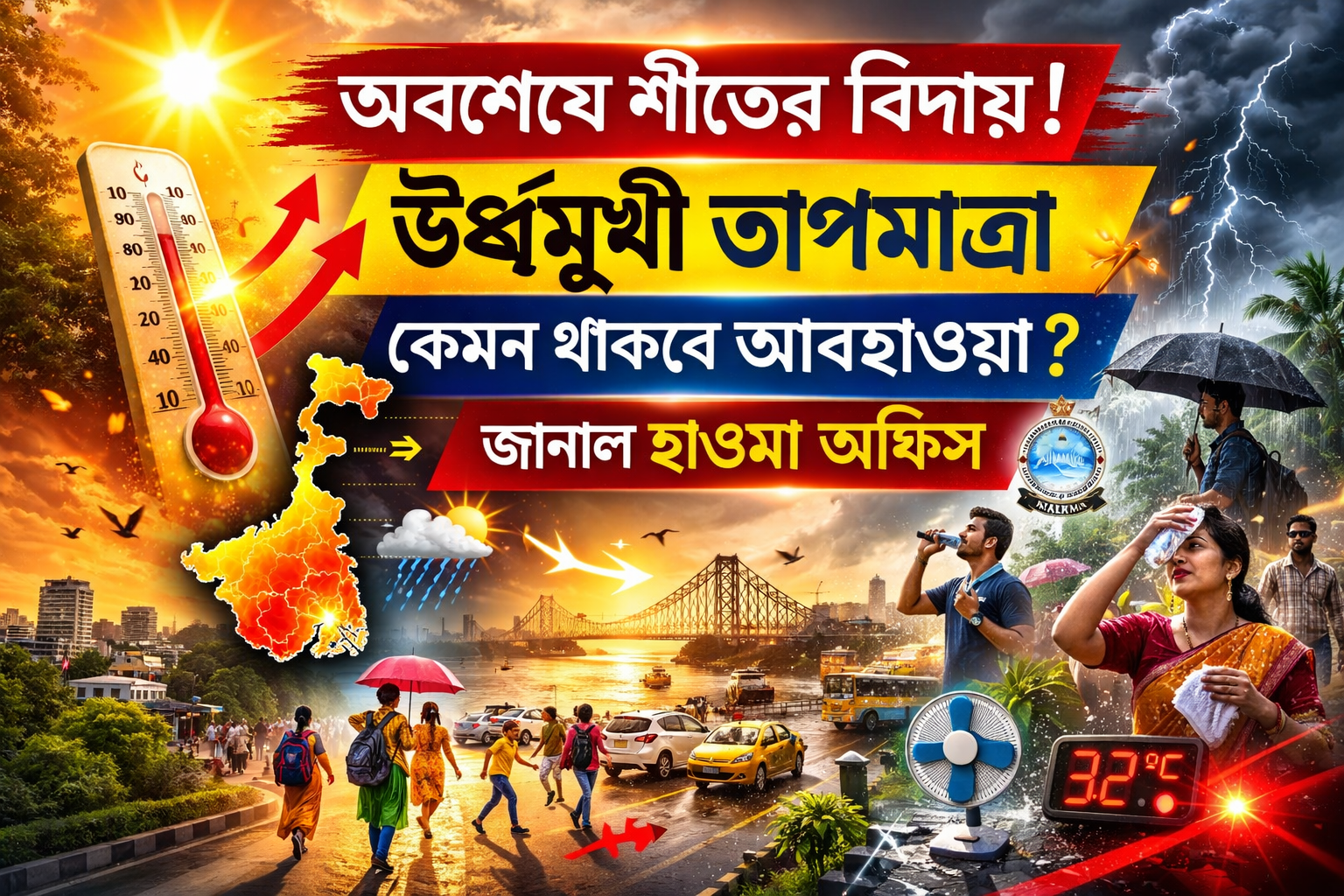 অবশেষে শীতের বিদায়, উর্ধ্বমুখী তাপমাত্রা, কেমন থাকবে আবহাওয়া! জানাল হাওয়া অফিস