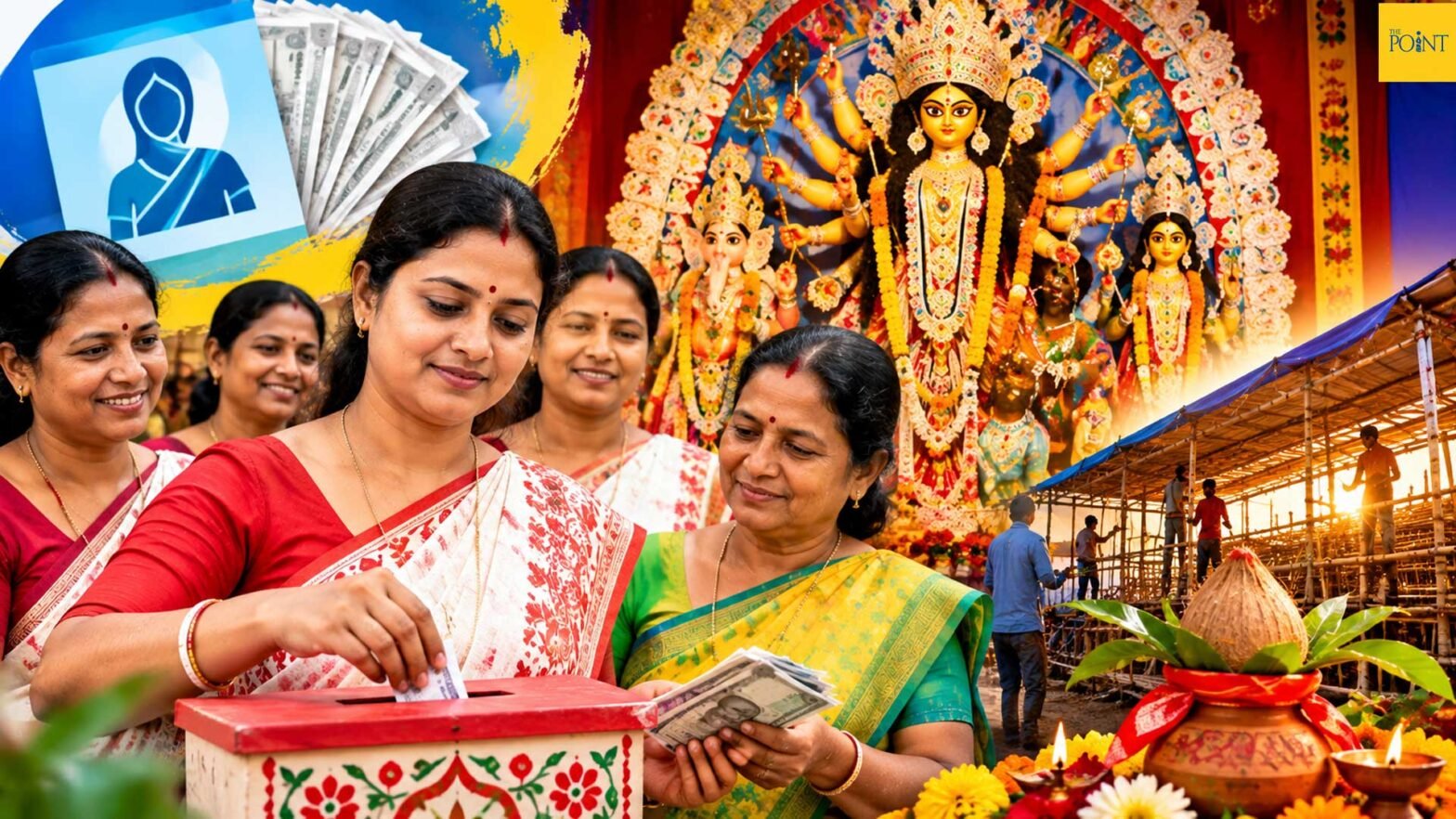 মহিষাদলের মহিলা পরিচালিত ক্লাবের বিশেষ উদ্যোগ, অন্নপূর্ণার টাকায় দ্বিগুণ পুজোর বাজেট