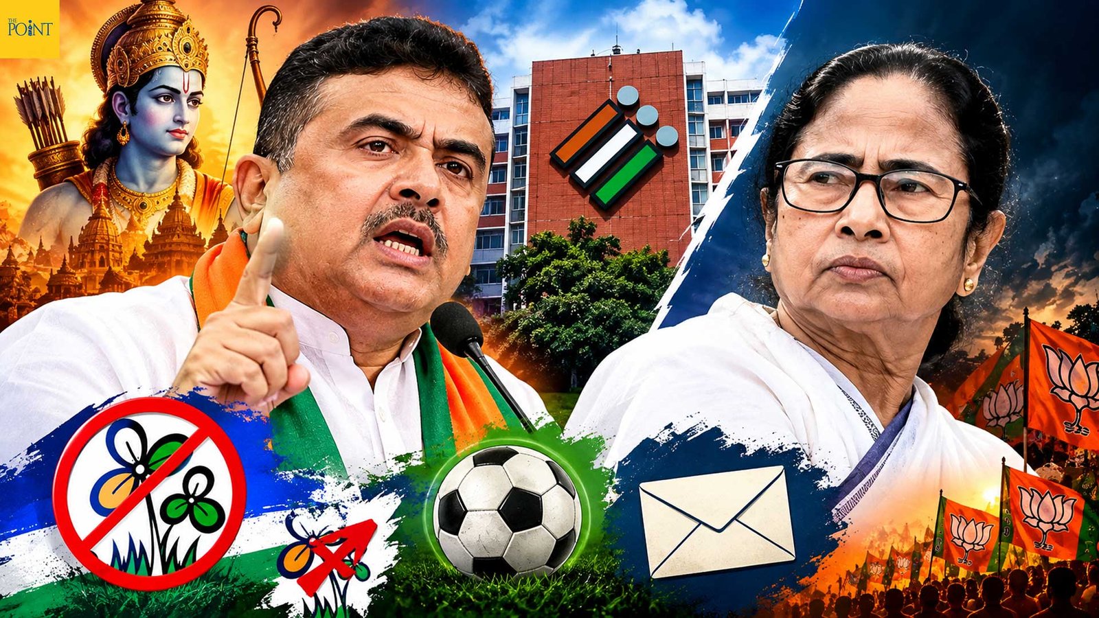 ‘রামচন্দ্রের অভিশাপেই সব ধ্বংস’! তৃণমূলের নাম-প্রতীক হারানোয় মমতাকে নিশানা শুভেন্দুর