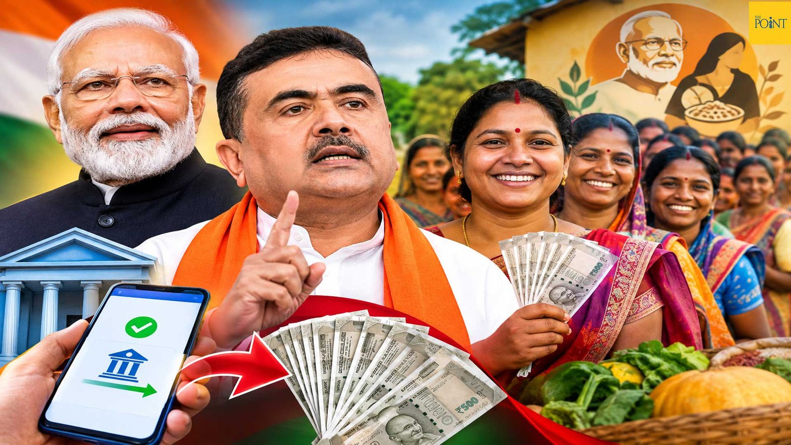মোদির জন্মদিনে বড় উপহার শুভেন্দুর, ১ কোটি ৫৮ লক্ষ মহিলার অ্যাকাউন্টে টাকা